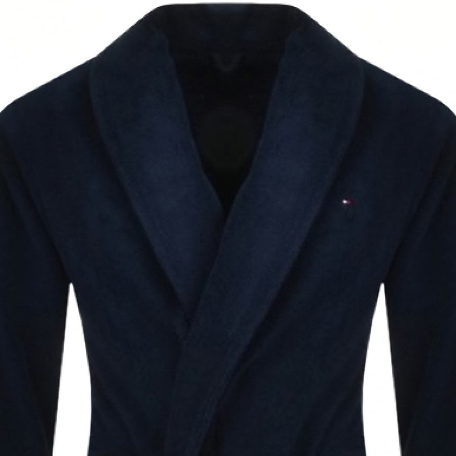 Alternative Image for ProductTommy Hilfiger Loungewear Icon Bath Robe Navy2